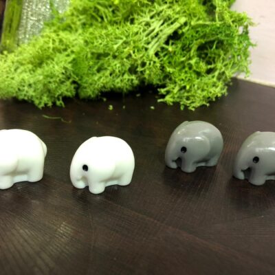 Miniature Elephant Fairy Garden Figurine (Resin Decor)