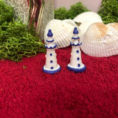 Miniature Light House Fairy for Fairy Garden (Resin Decor)