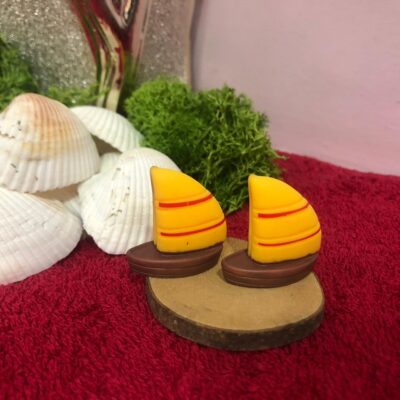 Miniature Sailing Boat Fairy for Fairy Garden (Resin Decor)