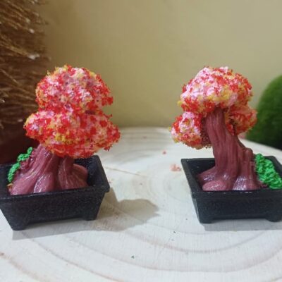 Miniature Bonsai in Pot Design 2 for Succulent & Bonsai (Resin Decor)