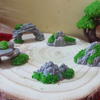 Miniature Rocks for Fairy Garden (Resin Decor)