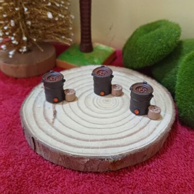 Miniature Stove for Dollhouse Kitchen (Resin Decor)