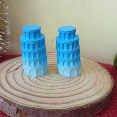 Miniature Pisa Building for Fairy Garden (Resin Decor)