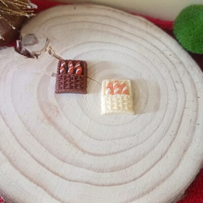 Miniature Bread Stick in Bag for Dollhouse Kitchen (Resin Decor)