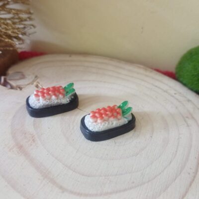 Miniature Food Plate for Dollhouse Kitchen (Resin Decor)