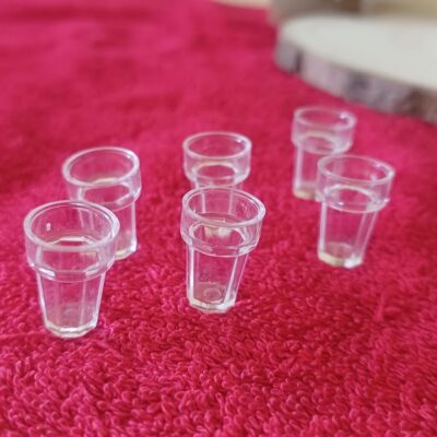 Miniature Tea Glass for Dollhouse Kitchen