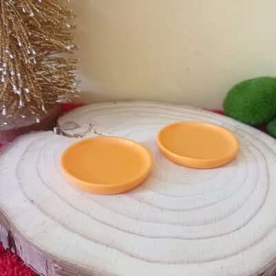 Miniature Plate Big for Dollhouse Kitchen (Resin Decor)