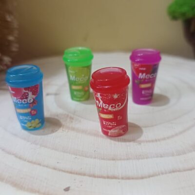 Miniature Mojito Glass for Dollhouse Kitchen (Resin Decor)