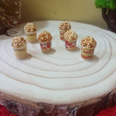 Miniature Popcorn for Dollhouse Kitchen (Resin Decor)