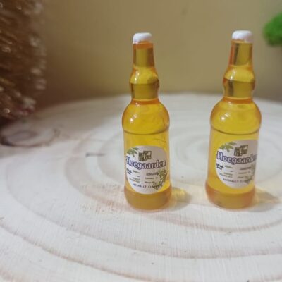 Miniature Hoegaarfen Bottle for Dollhouse Kitchen (Resin Decor)