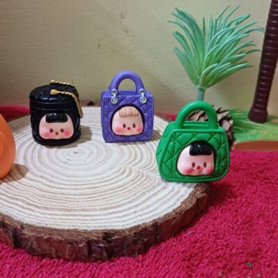 Miniature Purse Design 1 for Fairy Garden (Resin Decor)