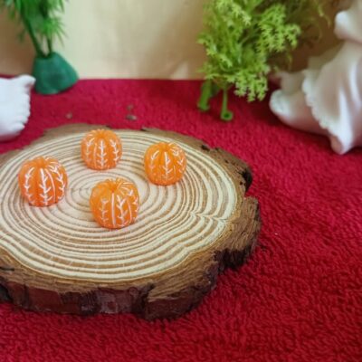 Miniature Peeled Orange for Dollhouse Kitchen (Resin Decor)
