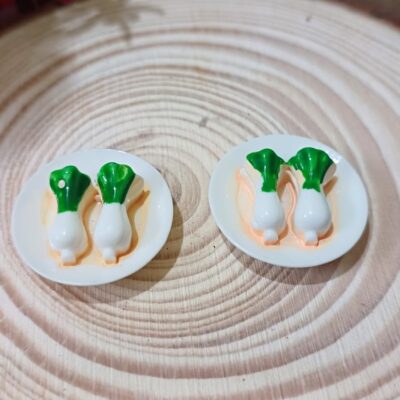 Miniature Food Plate Design No 3 for Dollhouse Kitchen (Resin Decor)