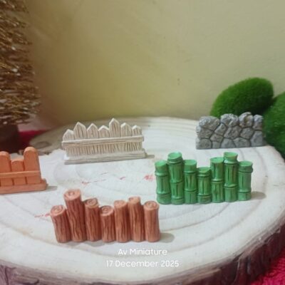 Miniature Fence New for Fairy Garden (Resin Decor)