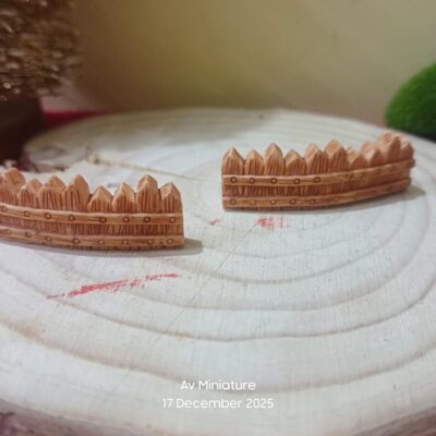 Miniature Fence Wooden Look for Fairy Garden