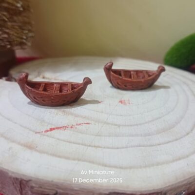 Miniature Boat Design No 2-Transportation for Fairy Garden (Resin Decor)