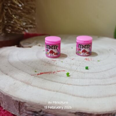 Miniature M&M Gems for Dollhouse Kitchen (Resin Decor)