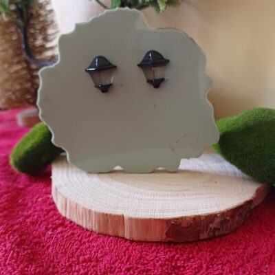 Miniature Wall Night Lamp Garden for Desk (Resin Decor)