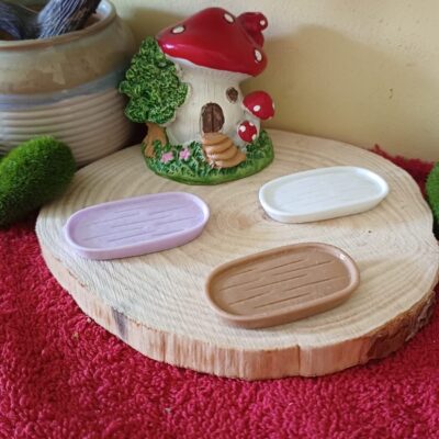 Miniature Oval Tray for Dollhouse Kitchen (Resin Decor)