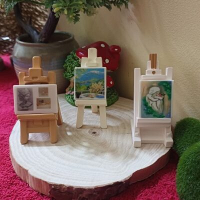 Miniature Easel Board Garden for Fairy Garden (Resin Decor)