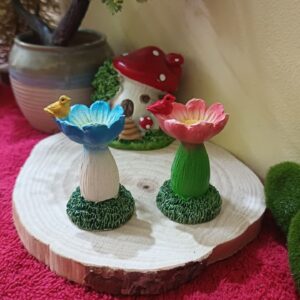 Bird bath colorful garden accessories