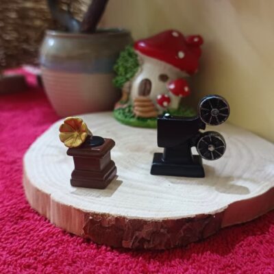 Miniature Music Instrument Accessories for Fairy Garden (Resin Decor)