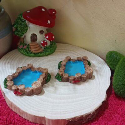 Miniature Pond New for Fairy Garden (Resin Decor)