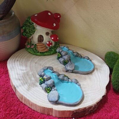 Miniature Waterfall Garden for Fairy Garden (Resin Decor)