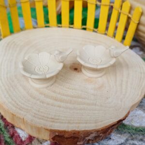Birdbath off white