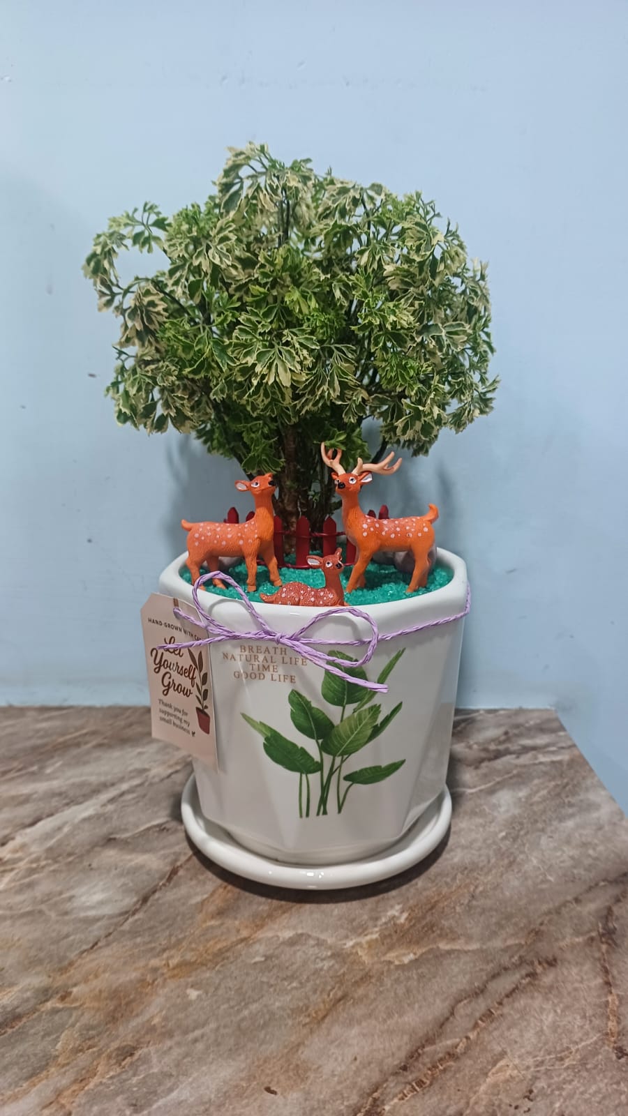 Handcrafted Woodland Wonders miniature for fairy gardens