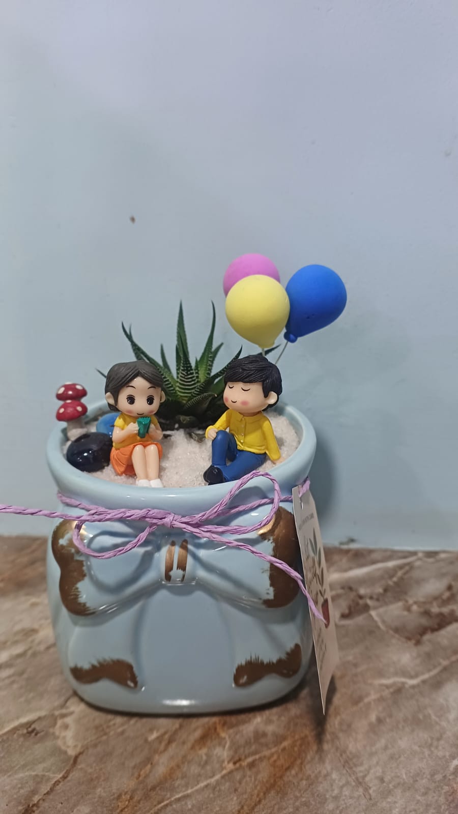 Handcrafted Happiness Grows Here miniature for fairy gardens