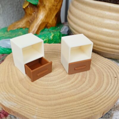 Handcrafted side table miniature for fairy gardens