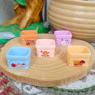 Handcrafted Storage box miniature for fairy gardens