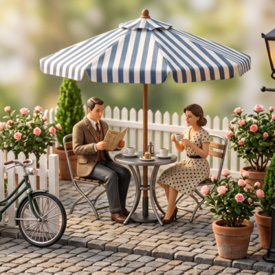 Urban mini café DIY bookshelf garden kit