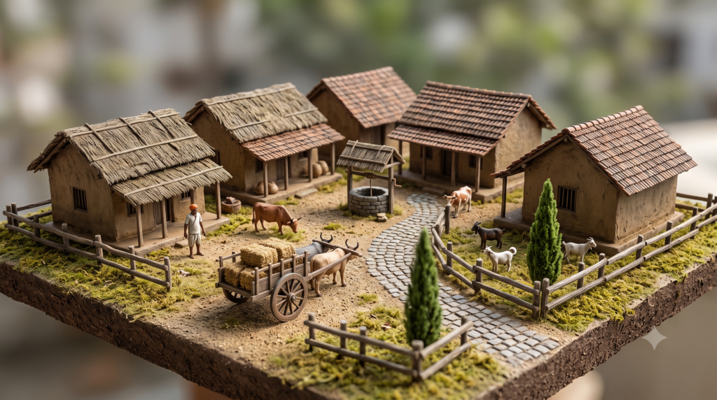 Village Life Diorama Kit