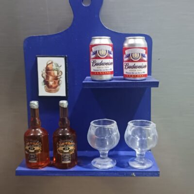Miniature Bar Theme Fridge Magnets for Desk (Resin Decor)