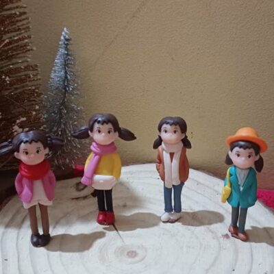 Girl Set of 4 (Size 5.3 cm)